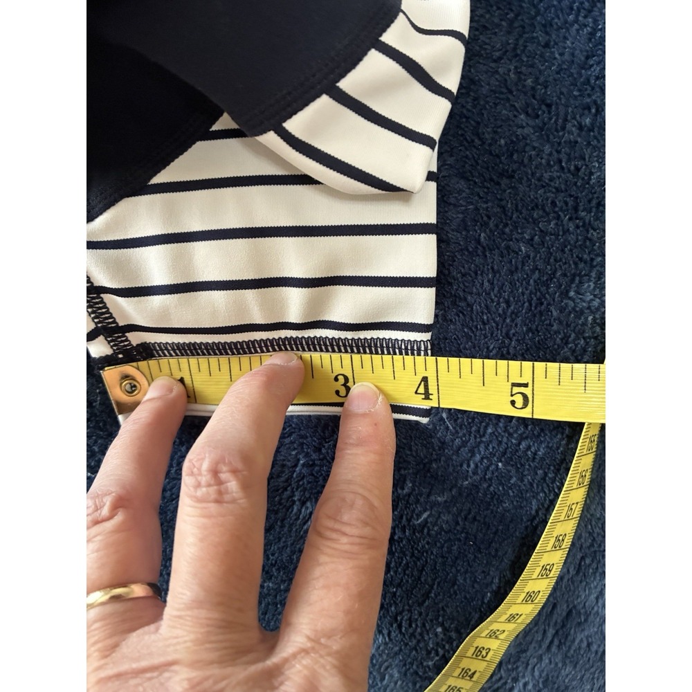 Athleta Blue with Animal Print‎ and Stripes 7/8 Leggings Size Small Tall (L6) - Picture 11 of 11